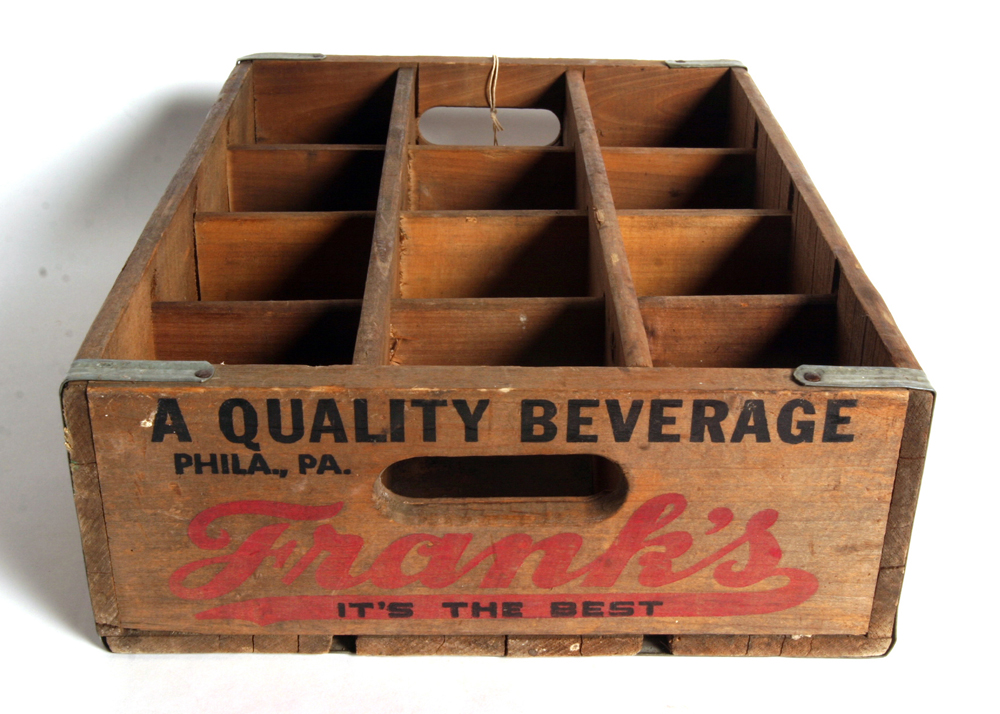 Vintage Frank's Soda Bottle Crate