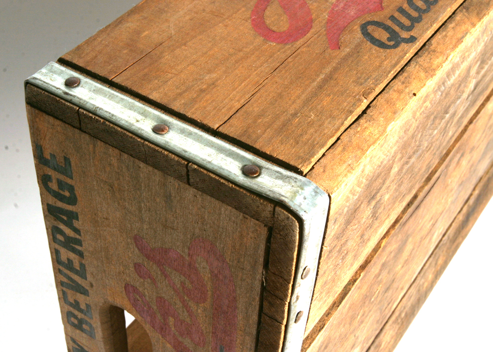 Vintage Frank's Soda Bottle Crate