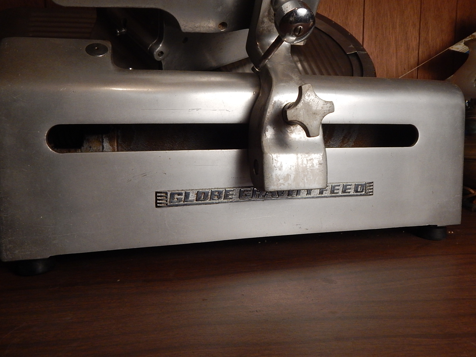 Vintage Globe Gravity Feed Meat Slicer