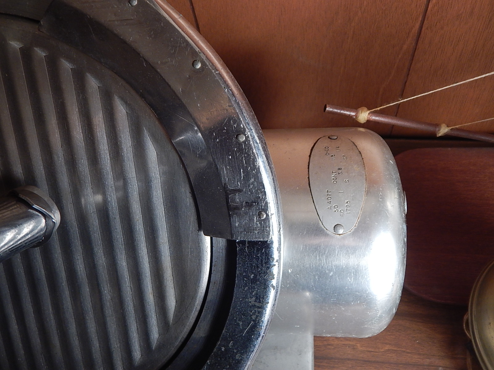 Vintage Globe Gravity Feed Meat Slicer