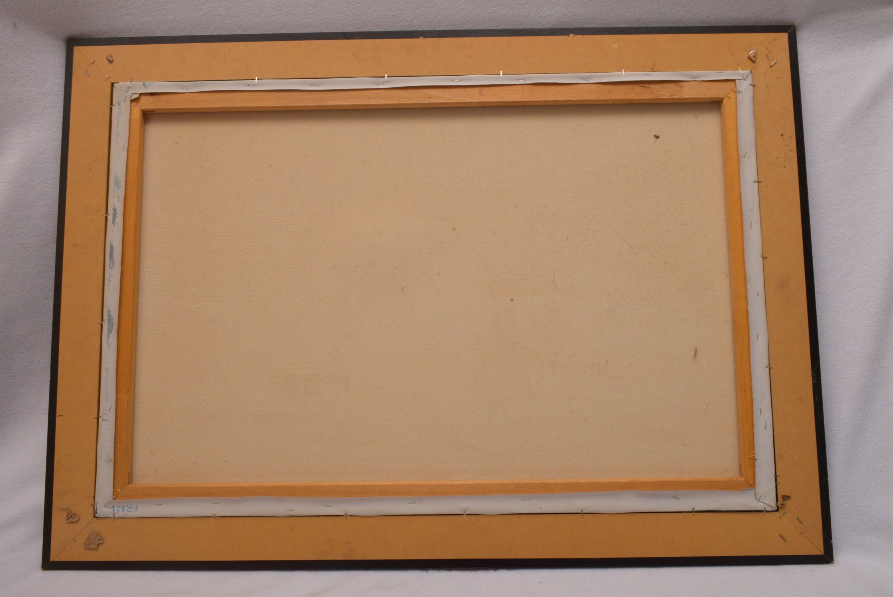 Battling Ships Oil Painting by J Harvey