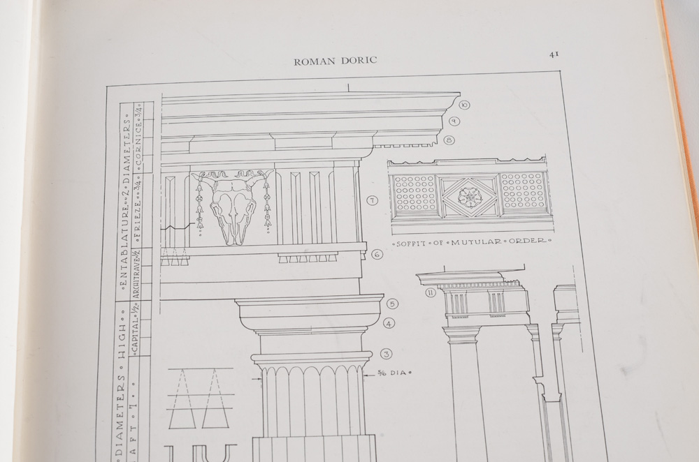 Three Vintage Architecture Books