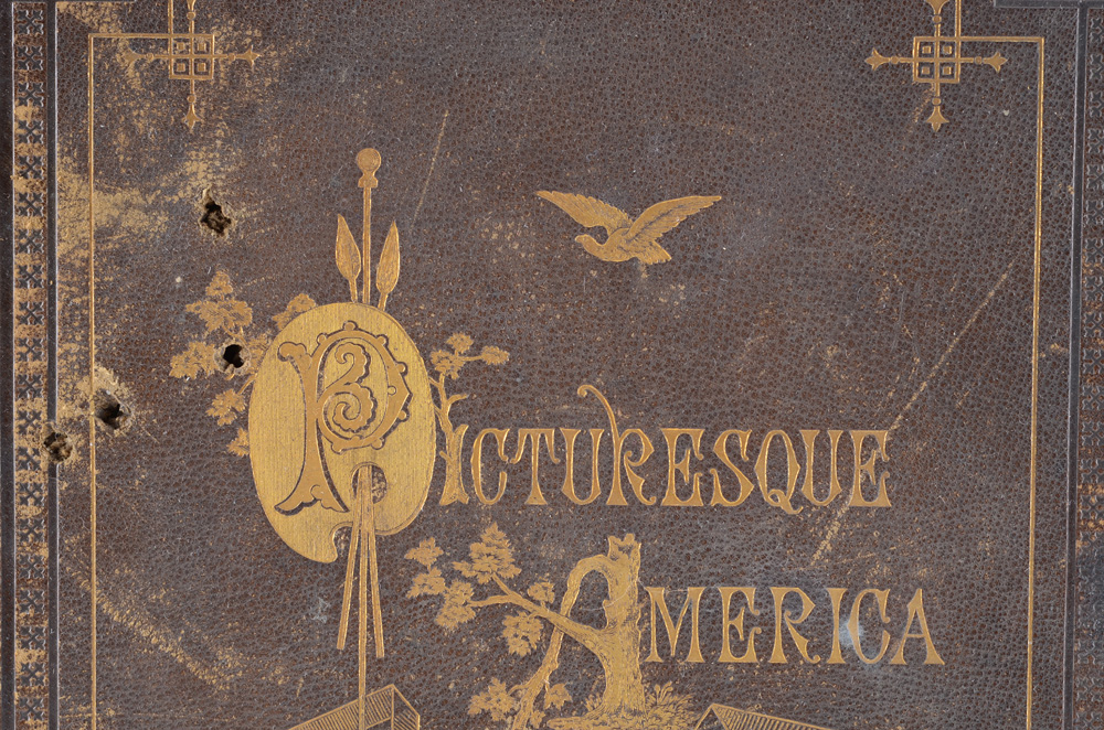 1872 First Edition "Picturesque America" with Engravings