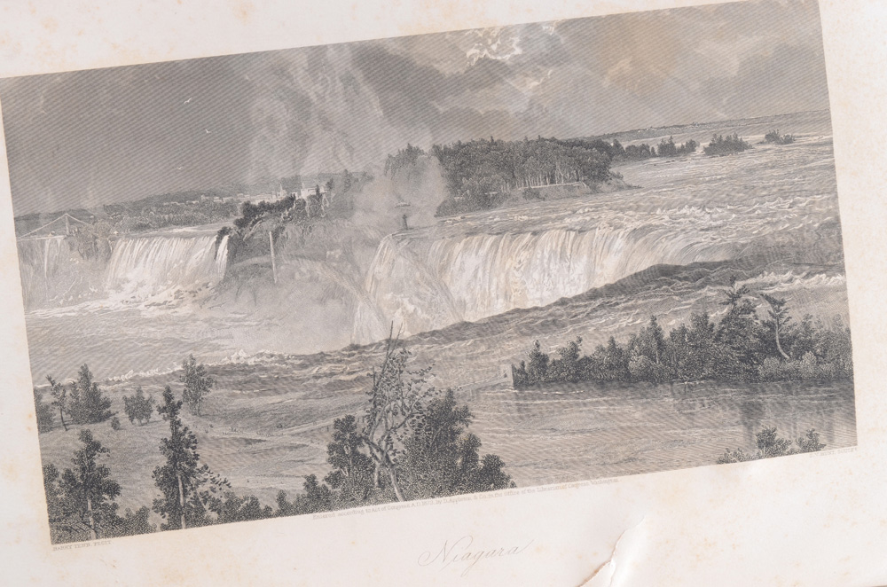 1872 First Edition "Picturesque America" with Engravings