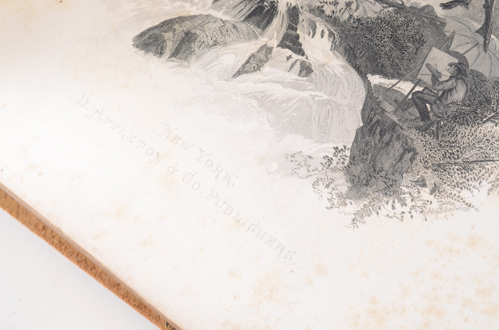 1872 First Edition "Picturesque America" with Engravings