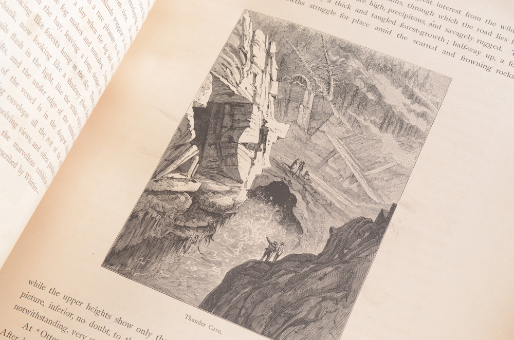 1872 First Edition "Picturesque America" with Engravings