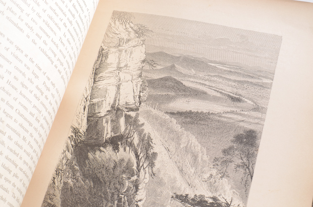 1872 First Edition "Picturesque America" with Engravings
