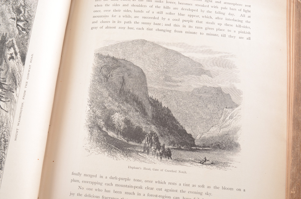 1872 First Edition "Picturesque America" with Engravings