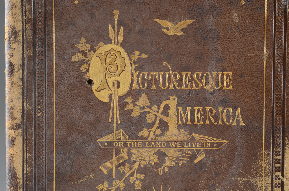 1872 First Edition "Picturesque America" with Engravings