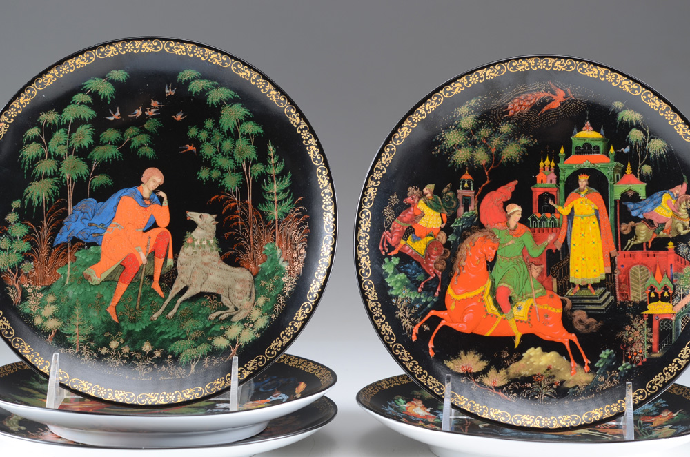 Five Bradex Russian Legends Collector's Plates