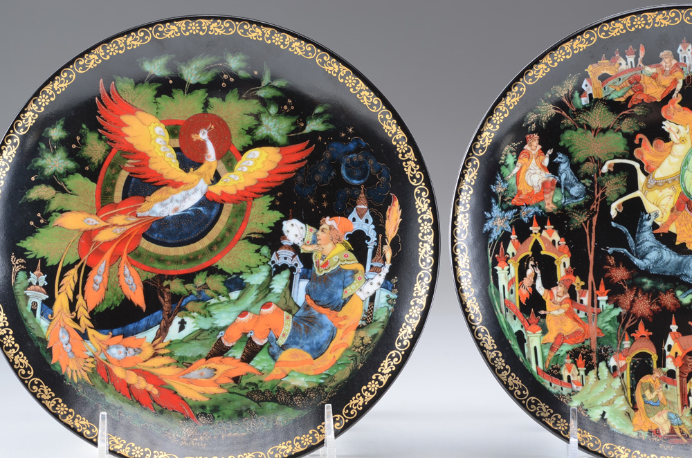 Five Bradex Russian Legends Collector's Plates