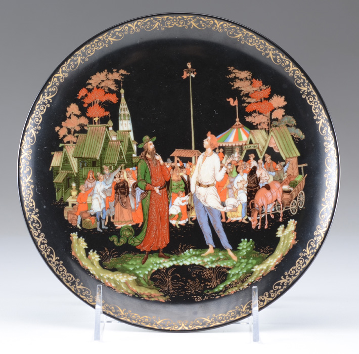 Five Bradex Russian Legends Collector's Plates