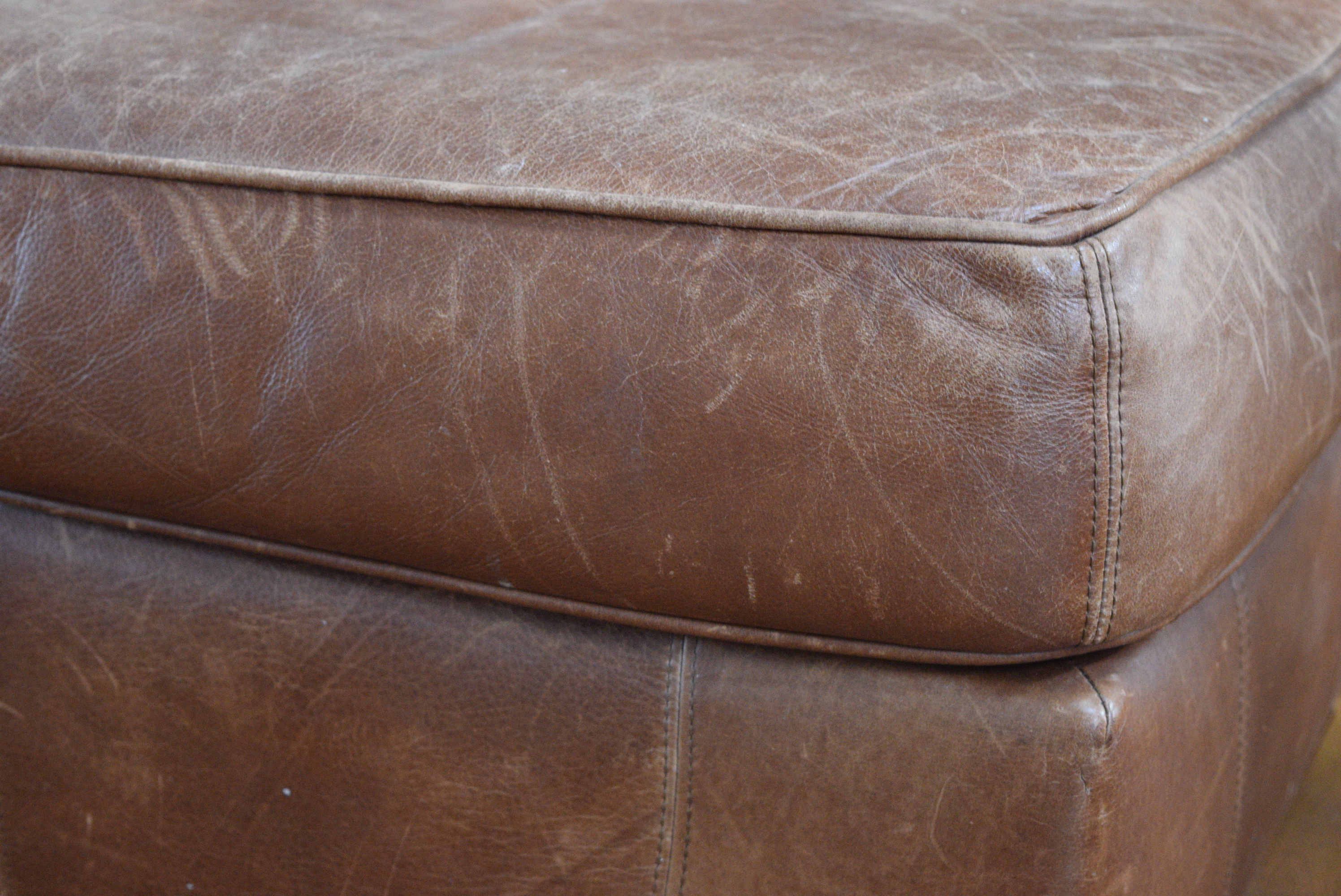Bauhaus Leather Chair and Ottoman