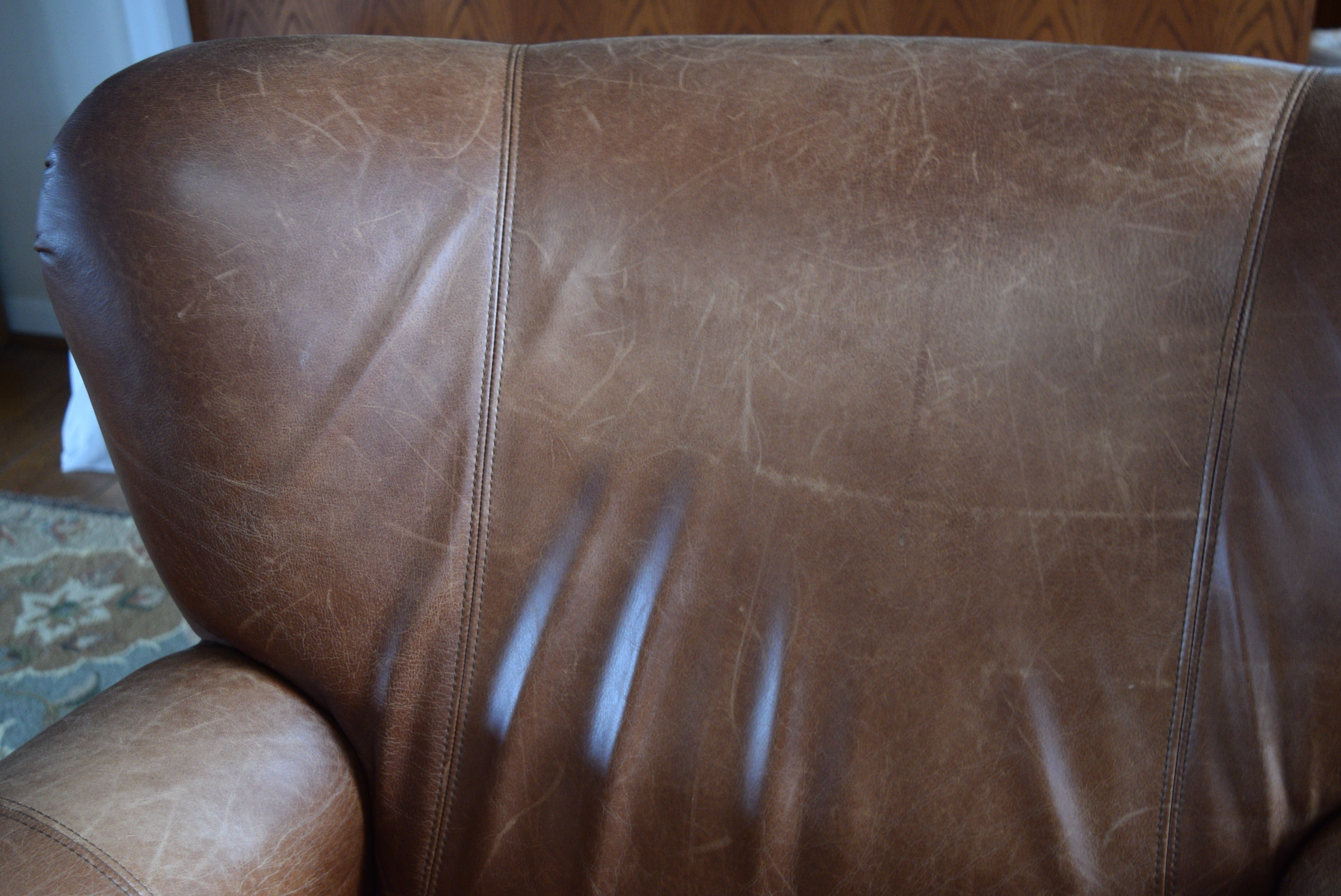Bauhaus Leather Chair and Ottoman