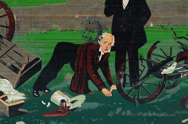 Vintage George Nathan Associates Screen Printed Sign