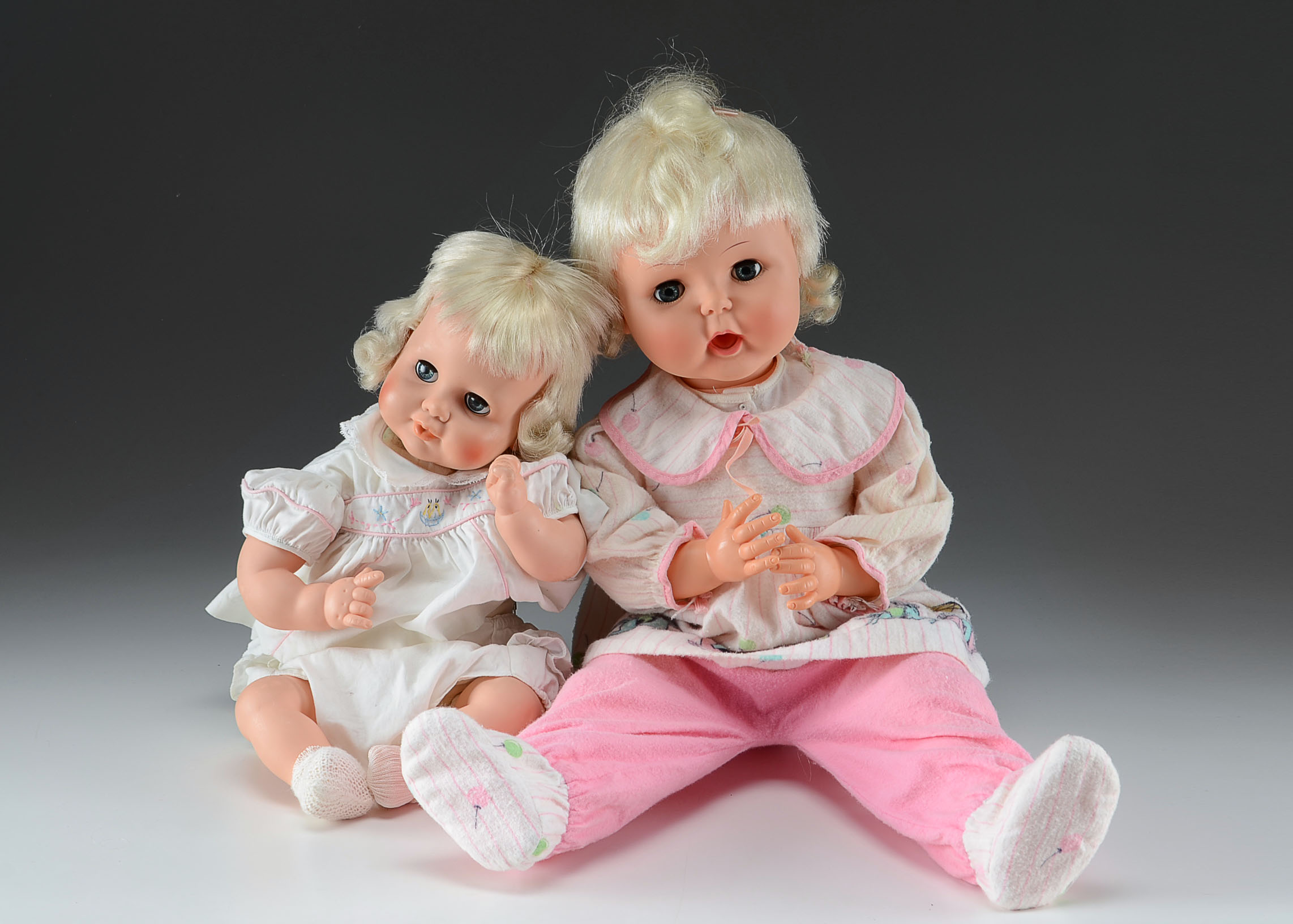 Vintage Baby Dolls including Thirsty Walker