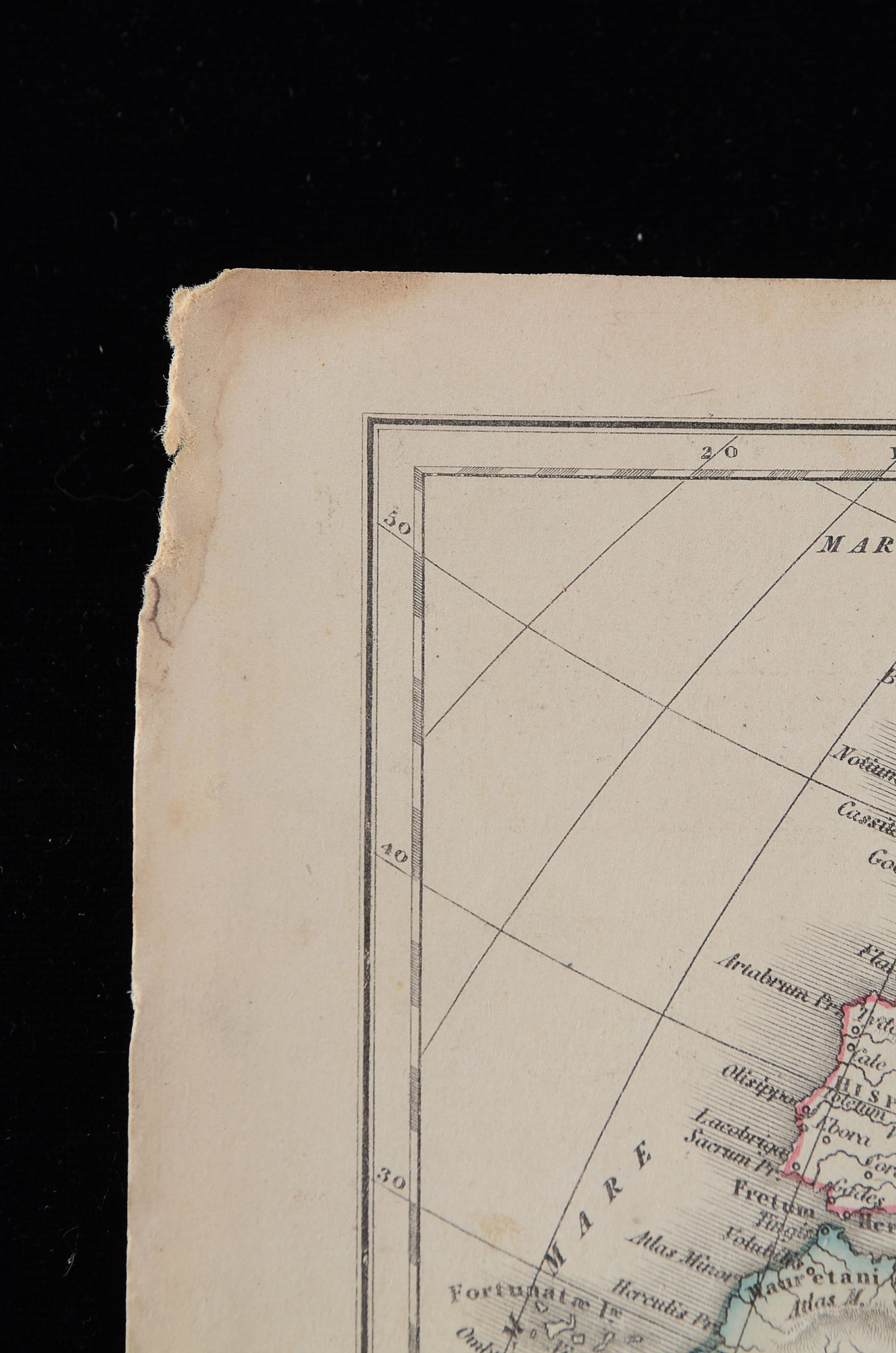 1850 Map of Europe, Africa, and Asia - "Orbis Veteribus Notus"