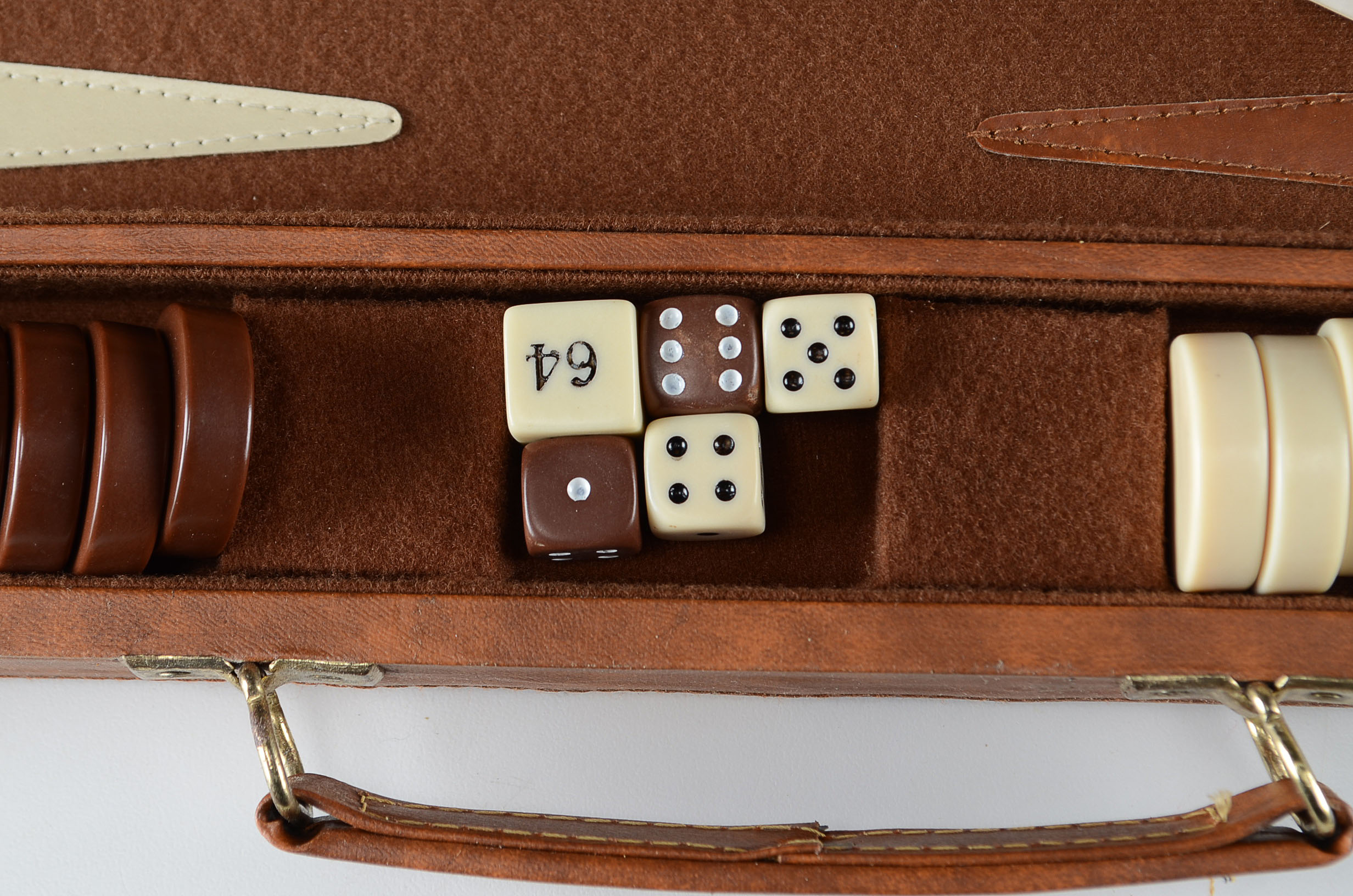 Vintage Backgammon Game in Case