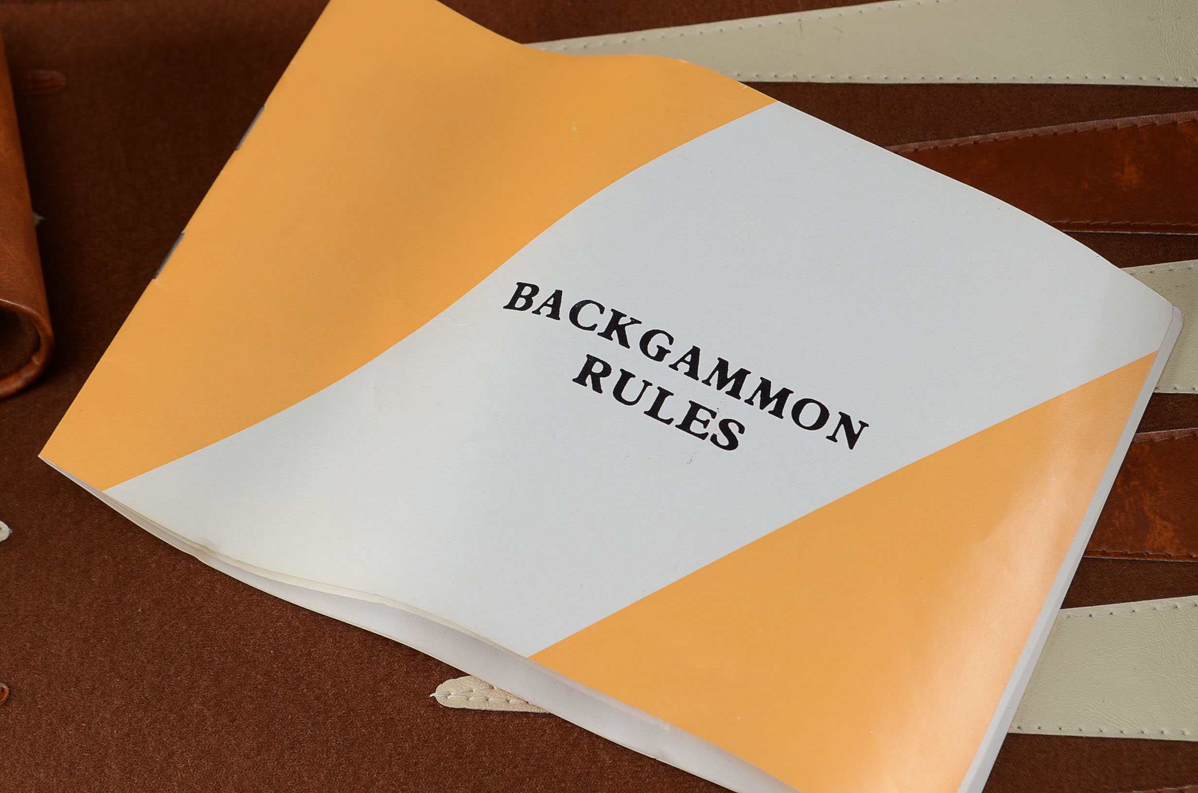 Vintage Backgammon Game in Case