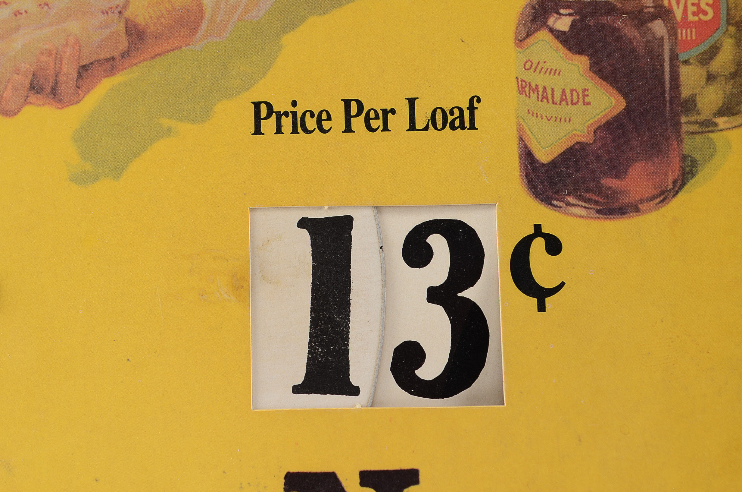 Vintage Butternut Bread Advertising Sign