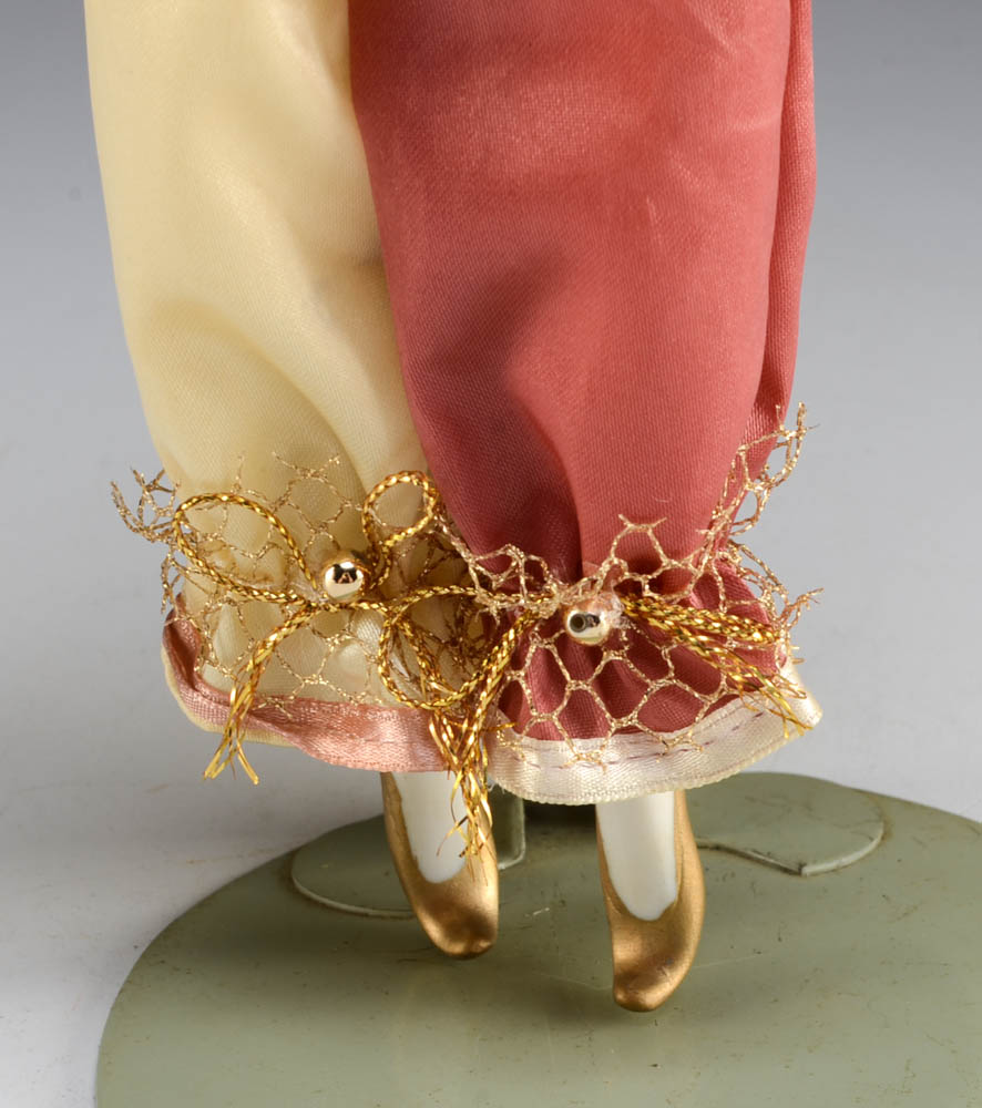 Vintage Silvestri Beige, Red and Blue Harlequin Doll