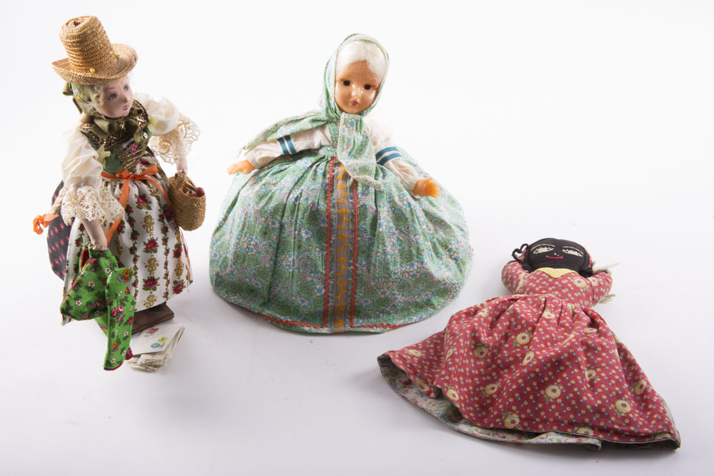 Trio of Vintage Dolls