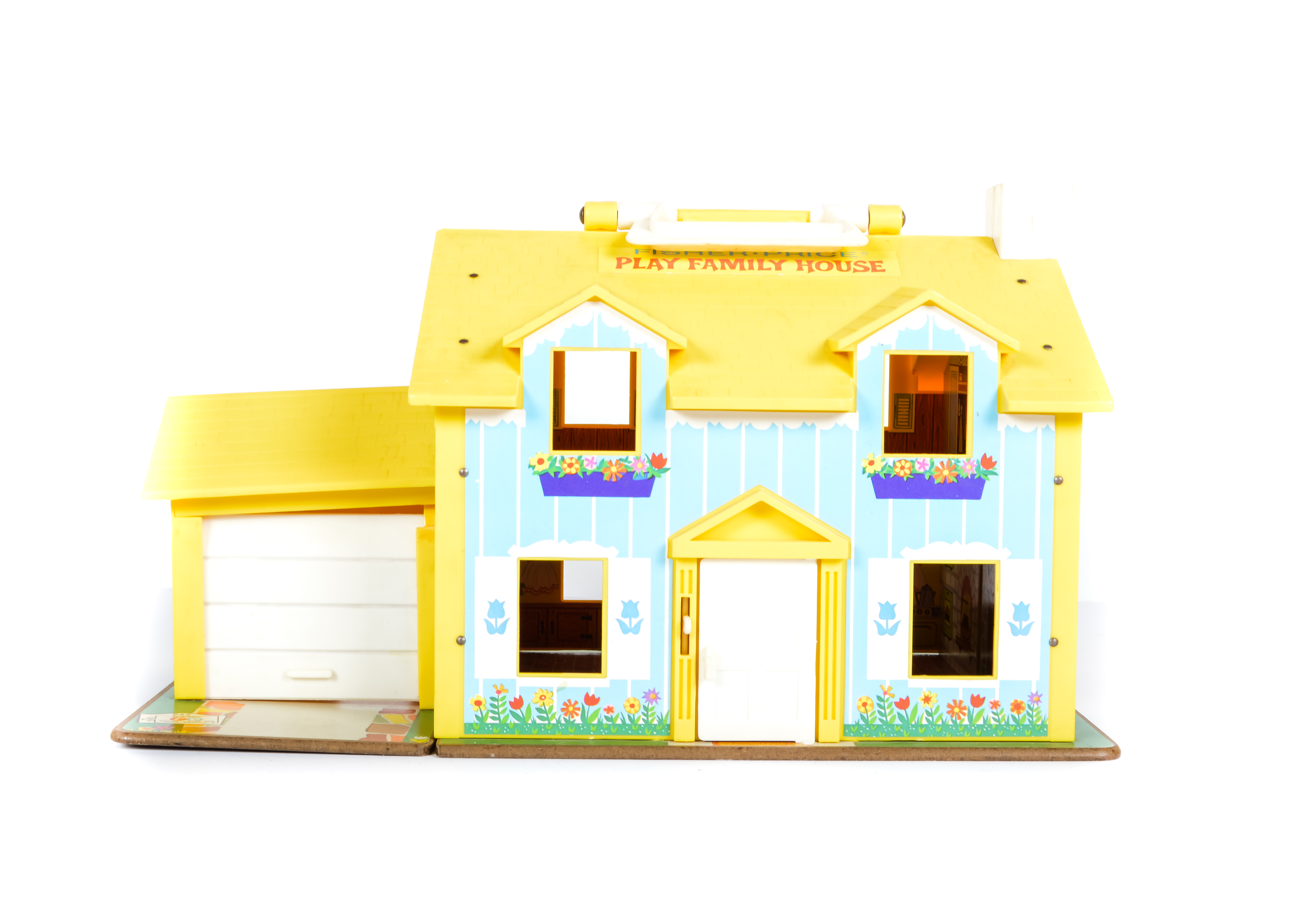 1969 Fisher Price Little People Play Family House with Extras