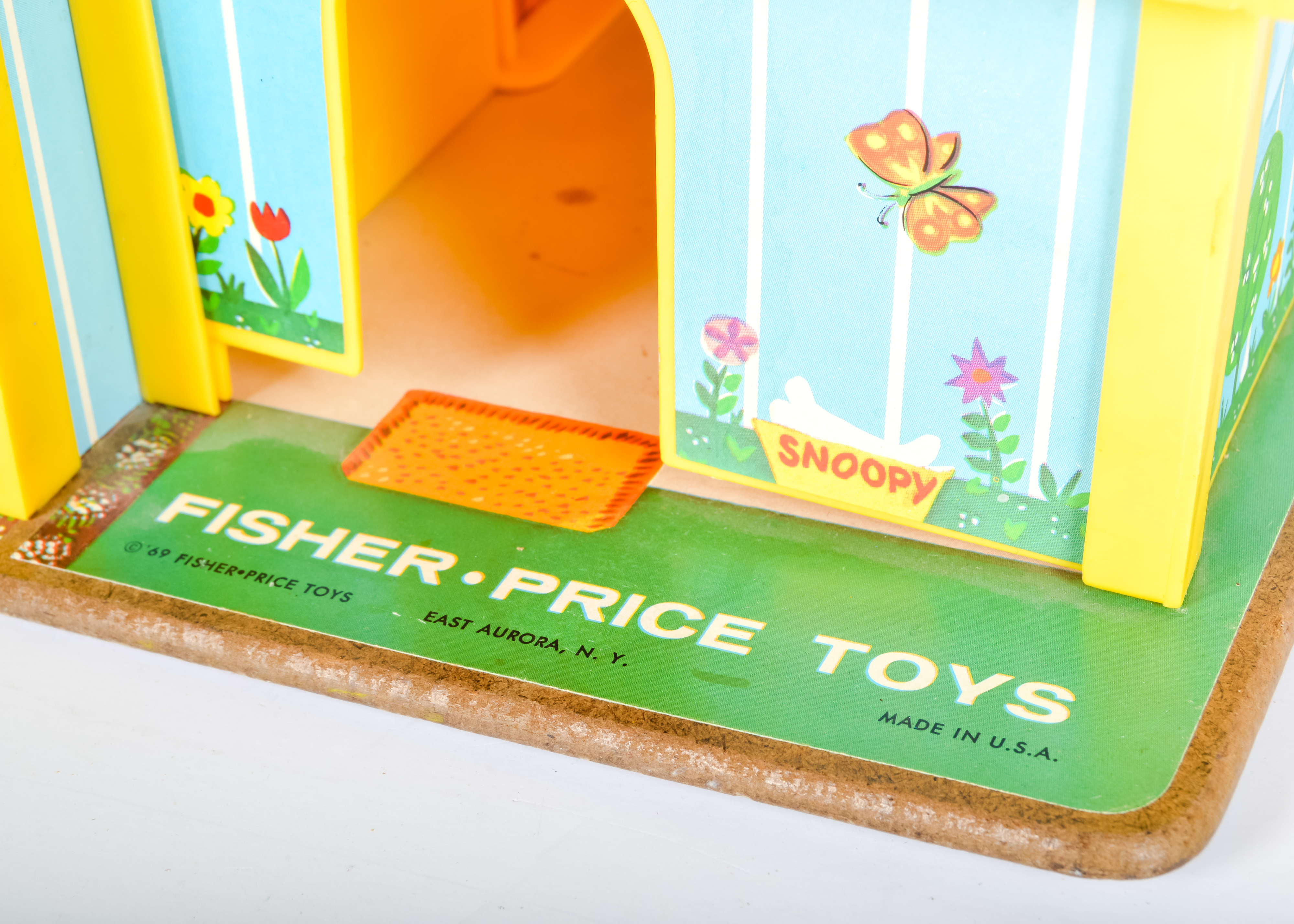 1969 Fisher Price Little People Play Family House with Extras