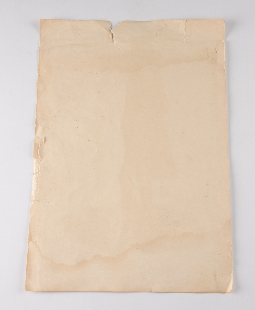 Halftone Reproduction of John Marshall Silhouette