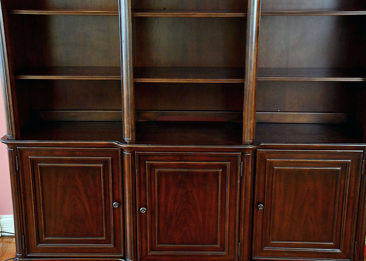 Worthington Breakfront Bookcase by Havertys Furniture