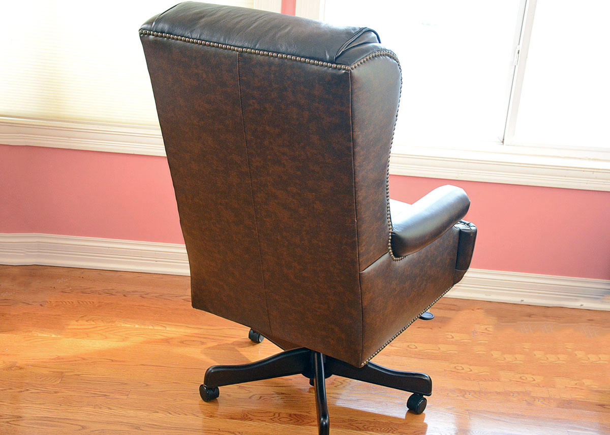 Donovan Leather Office Chair by Havertys Furniture