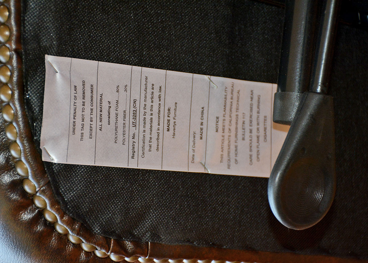 Donovan Leather Office Chair by Havertys Furniture