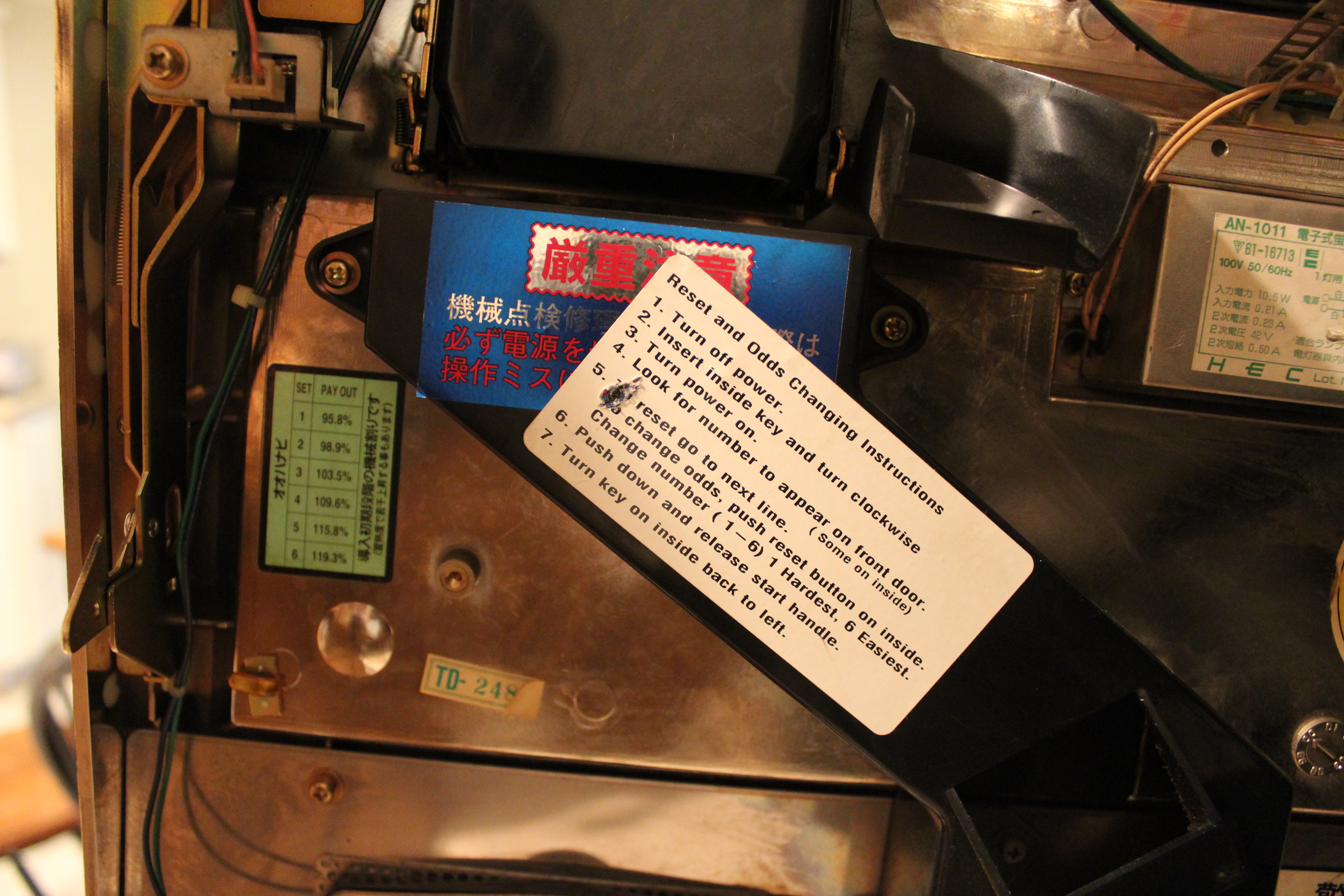 Vintage Japanese Slot Machine