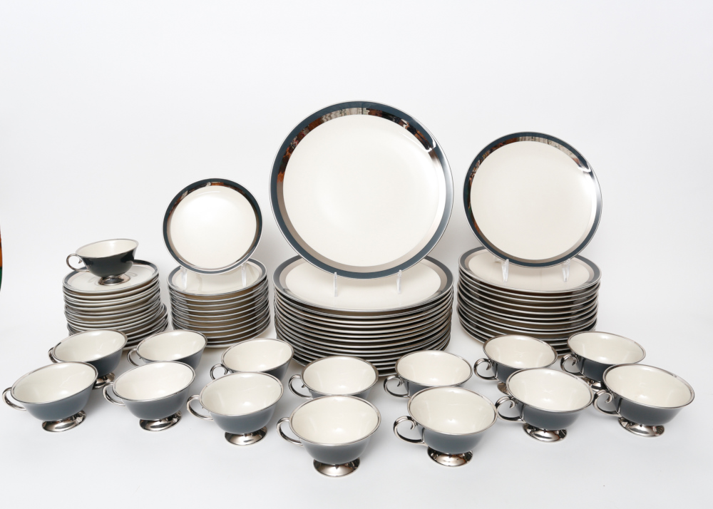 Contessa Black by Flintridge China 1960s