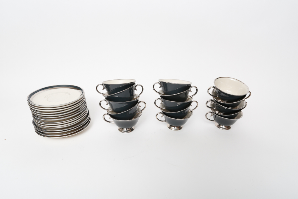 Contessa Black by Flintridge China 1960s