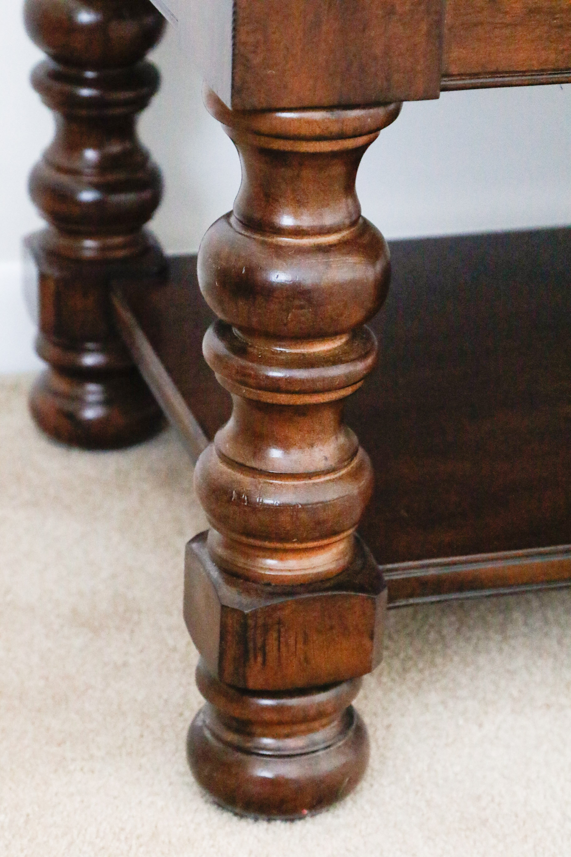 Leather Tufted Bench by Bernhardt for Haverty's