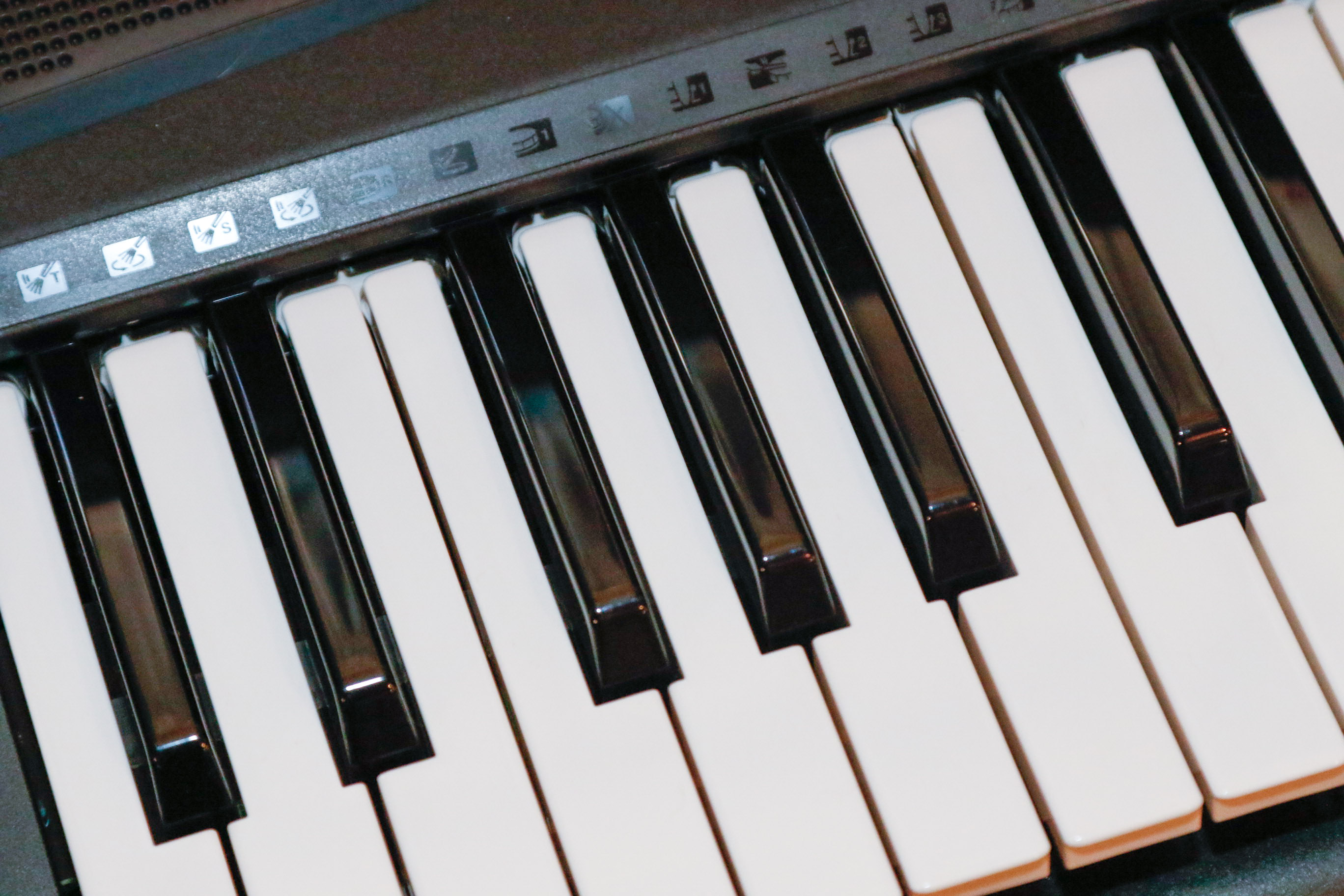 Yamaha Keyboard with Boom Stands