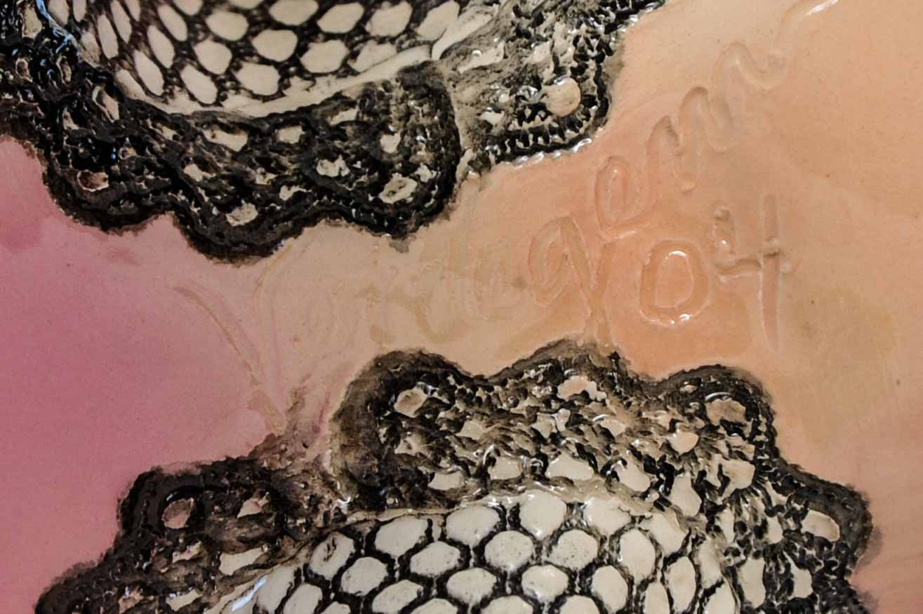 Surreal Ceramic Sculpture of Fish