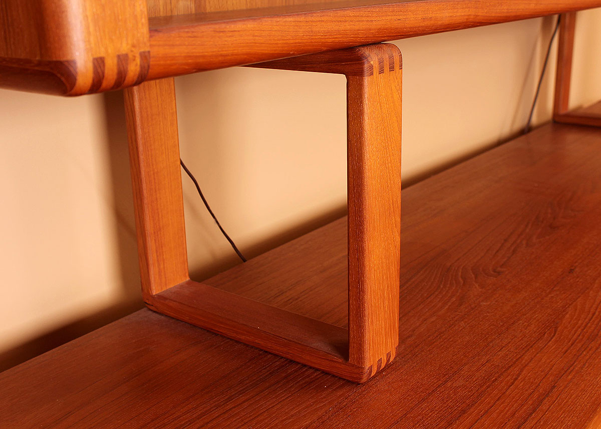 Contemporary Modern Poplar China Cabinet