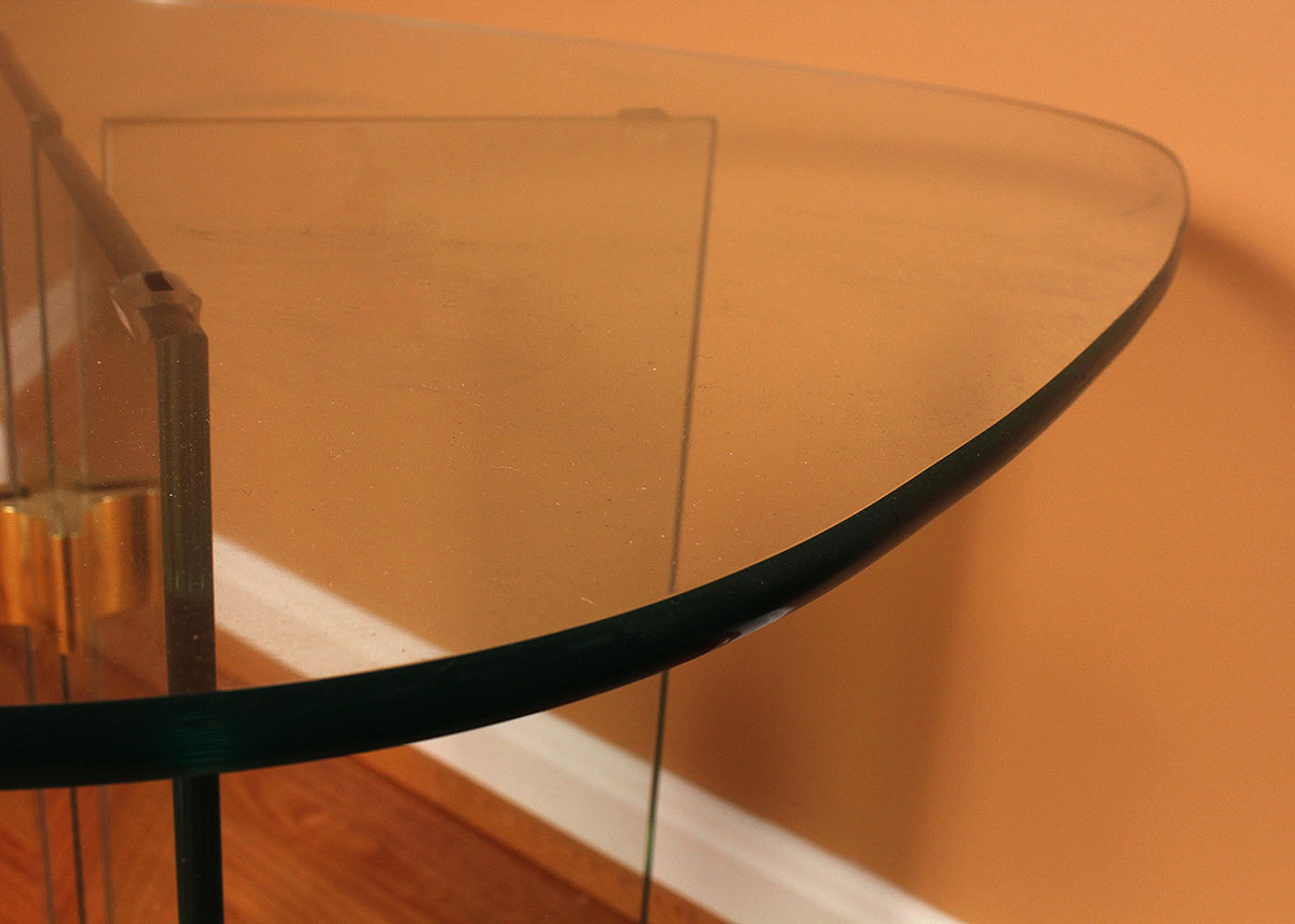 Contemporary Glass Side Table