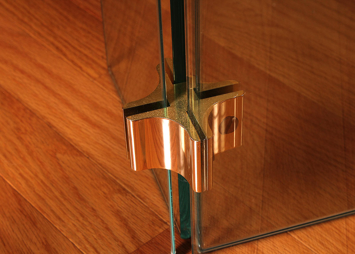 Contemporary Glass Side Table