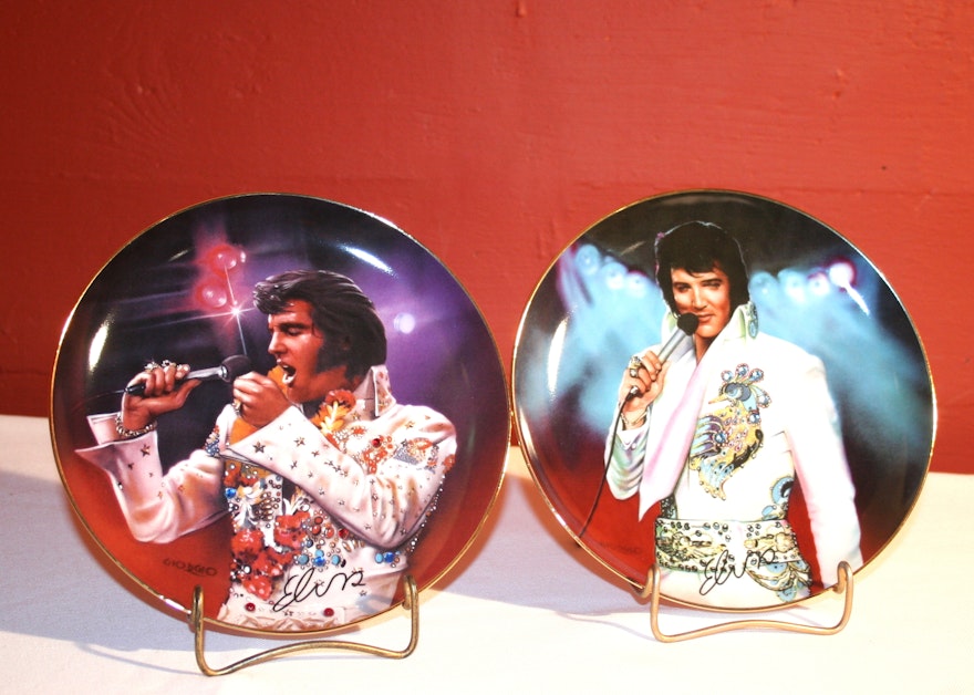 Bradford Exchange Collectible Elvis Plates