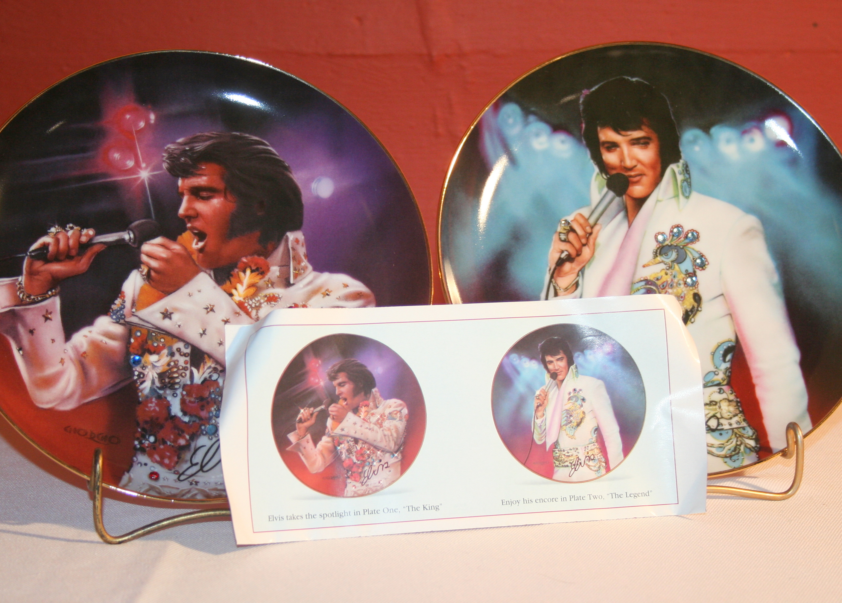Bradford Exchange Collectible Elvis Plates