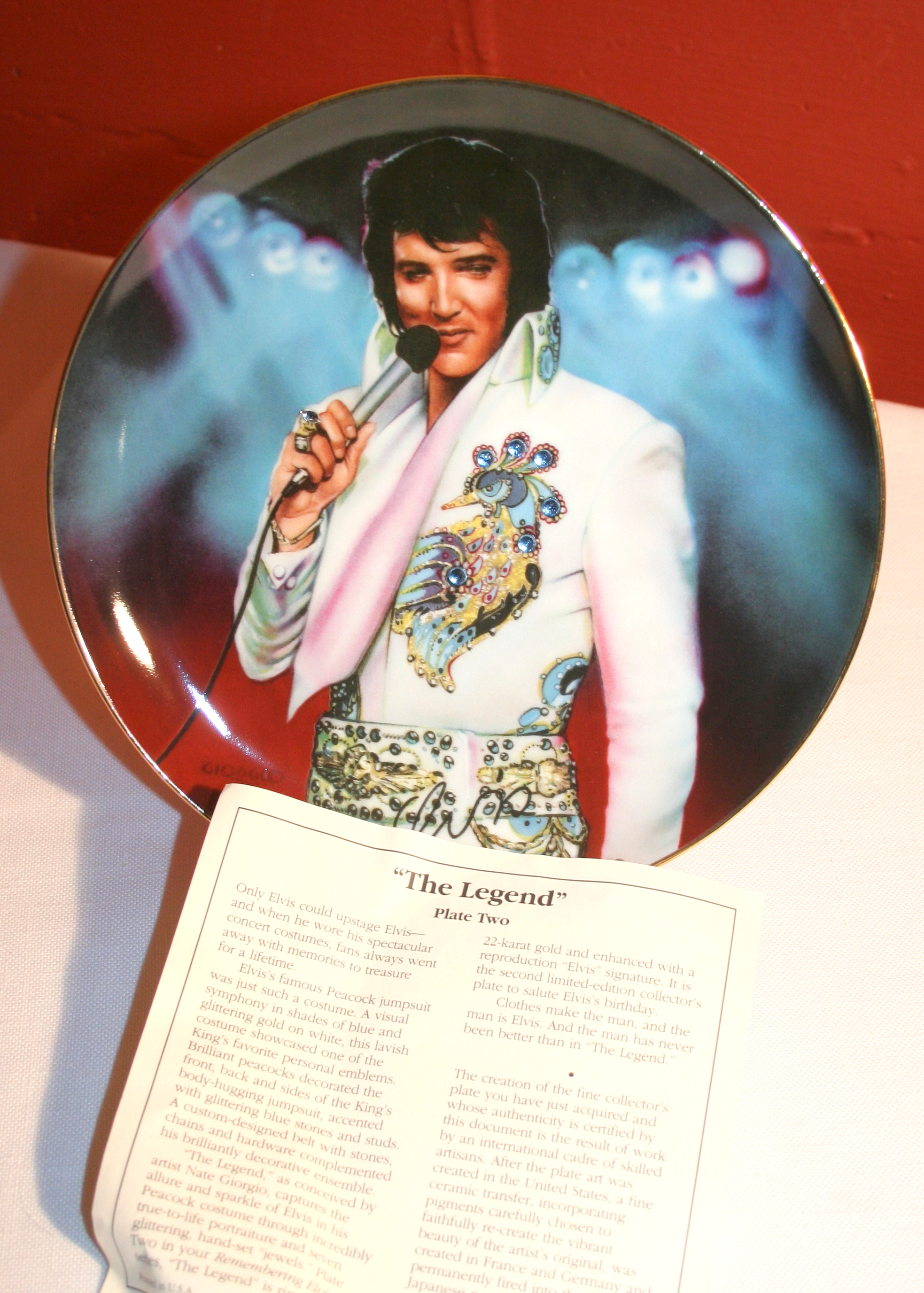 Bradford Exchange Collectible Elvis Plates