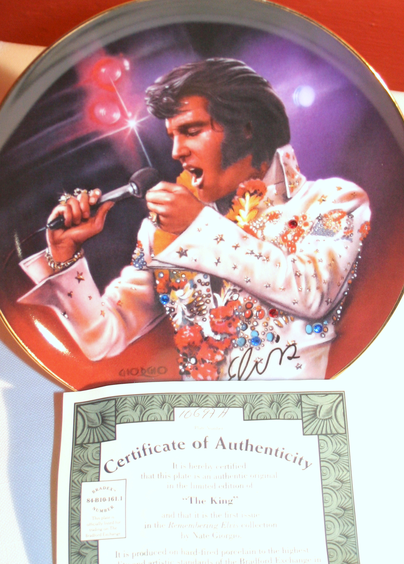 Bradford Exchange Collectible Elvis Plates