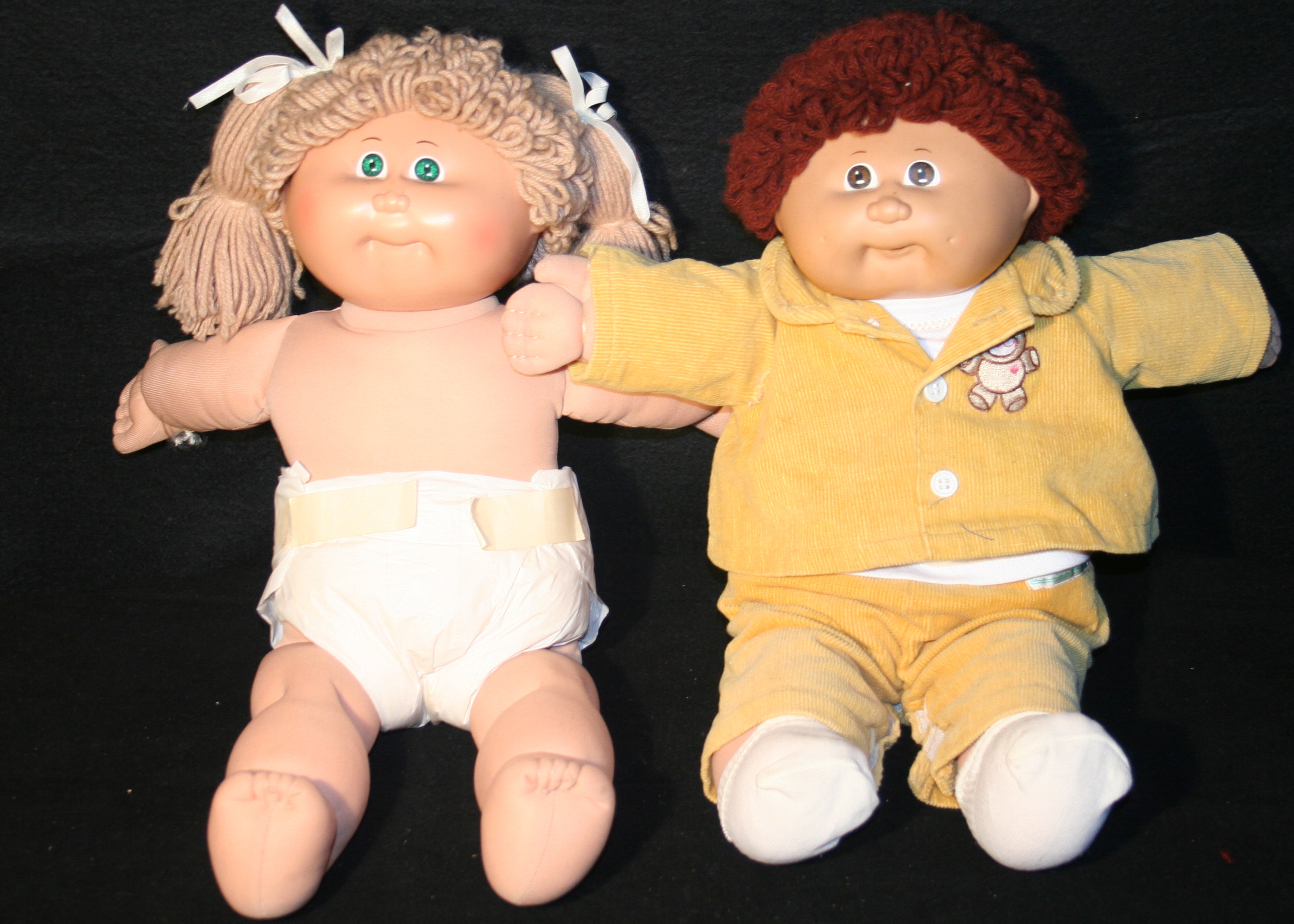 Cabbage Patch Kids and Stuffed Doll