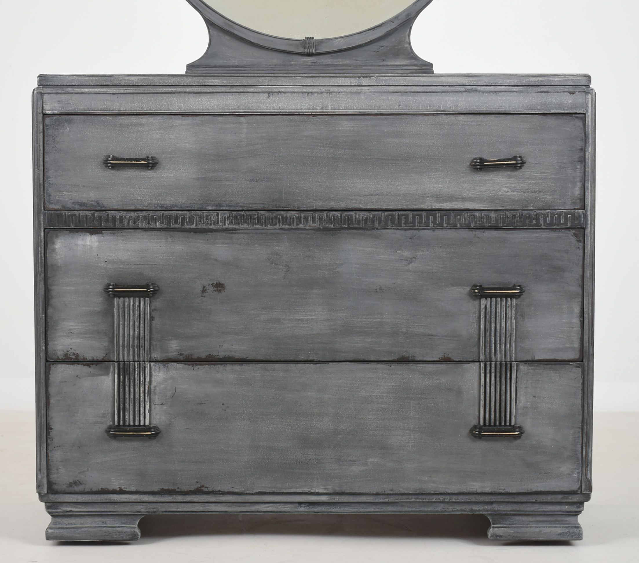 Vintage Art Deco Dresser with Mirror