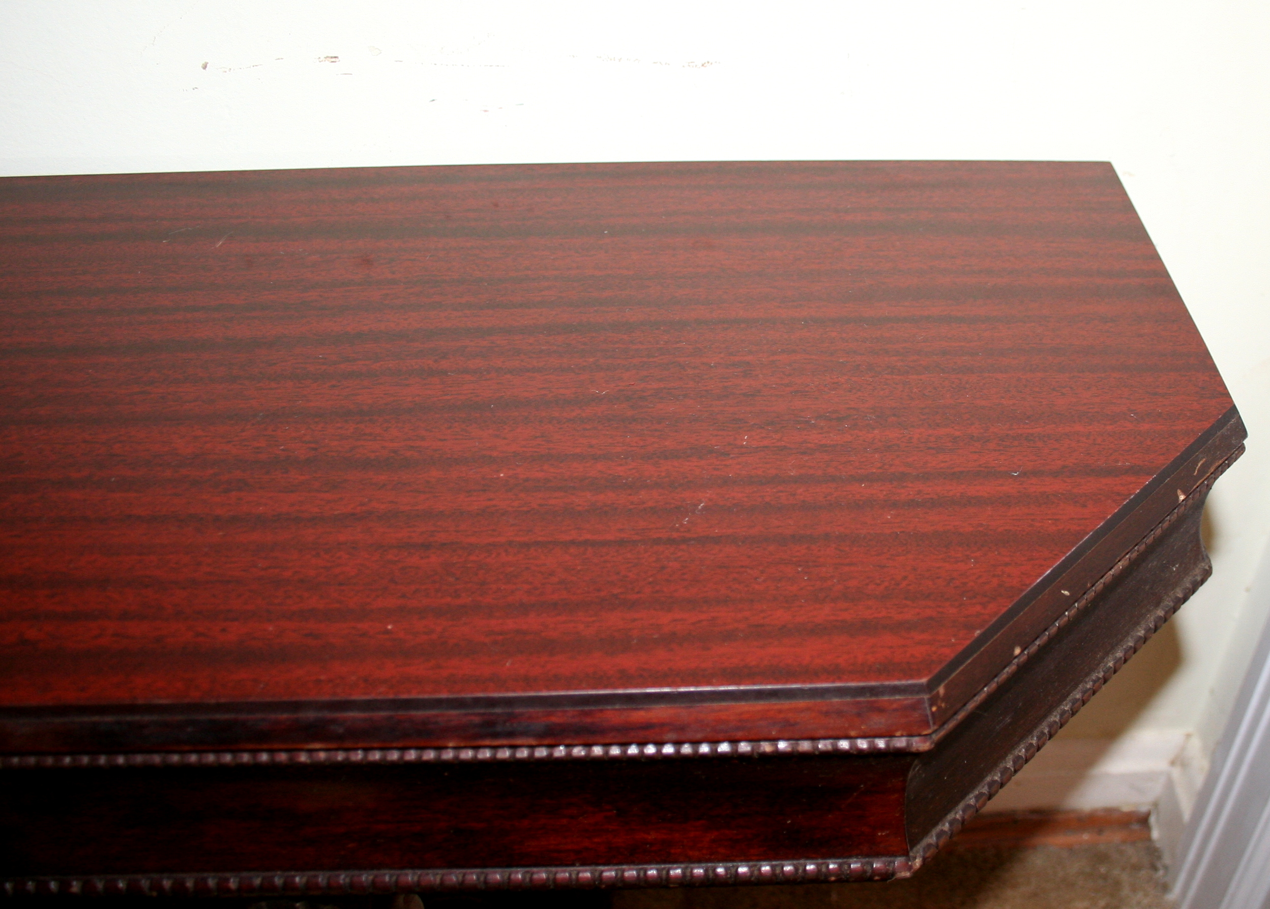 Vintage Mahogany Wall-Mount Console Table