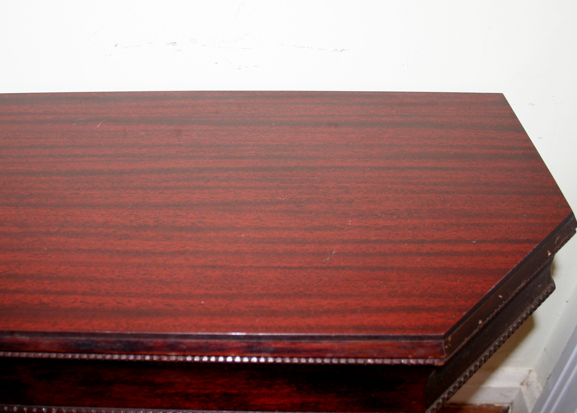 Vintage Mahogany Wall-Mount Console Table