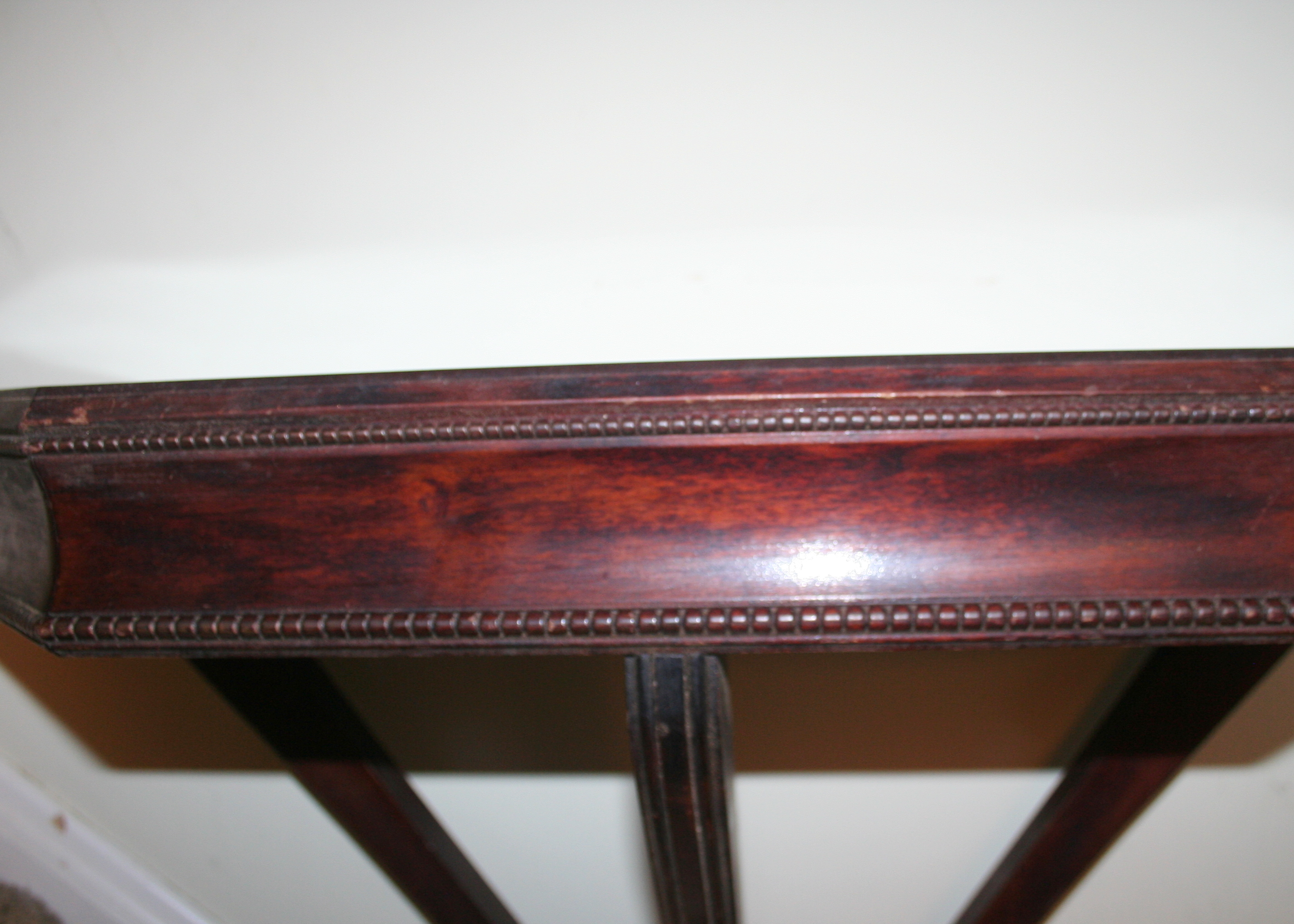 Vintage Mahogany Wall-Mount Console Table